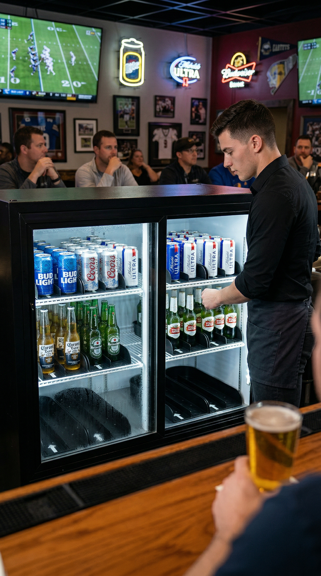 Bar Cooler Setup: How to Organize Bottles and Cans for Faster Service