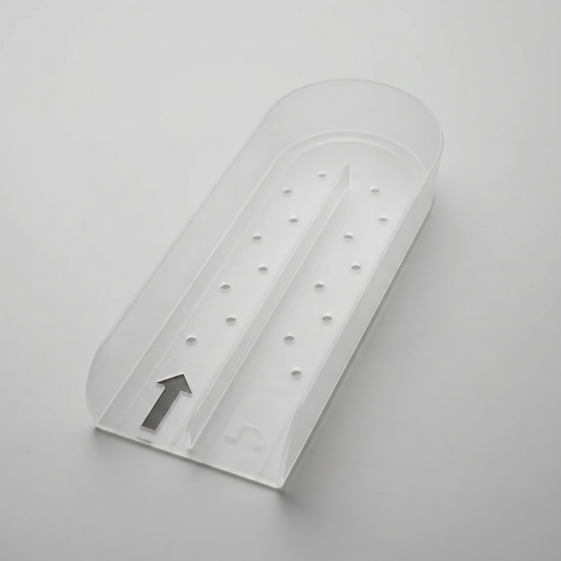 Frost U-Beverage Tray FIFO drink organizer for bottles and cans featuring a dual-lane fridge storage design with first-in first-out beverage rotation system.