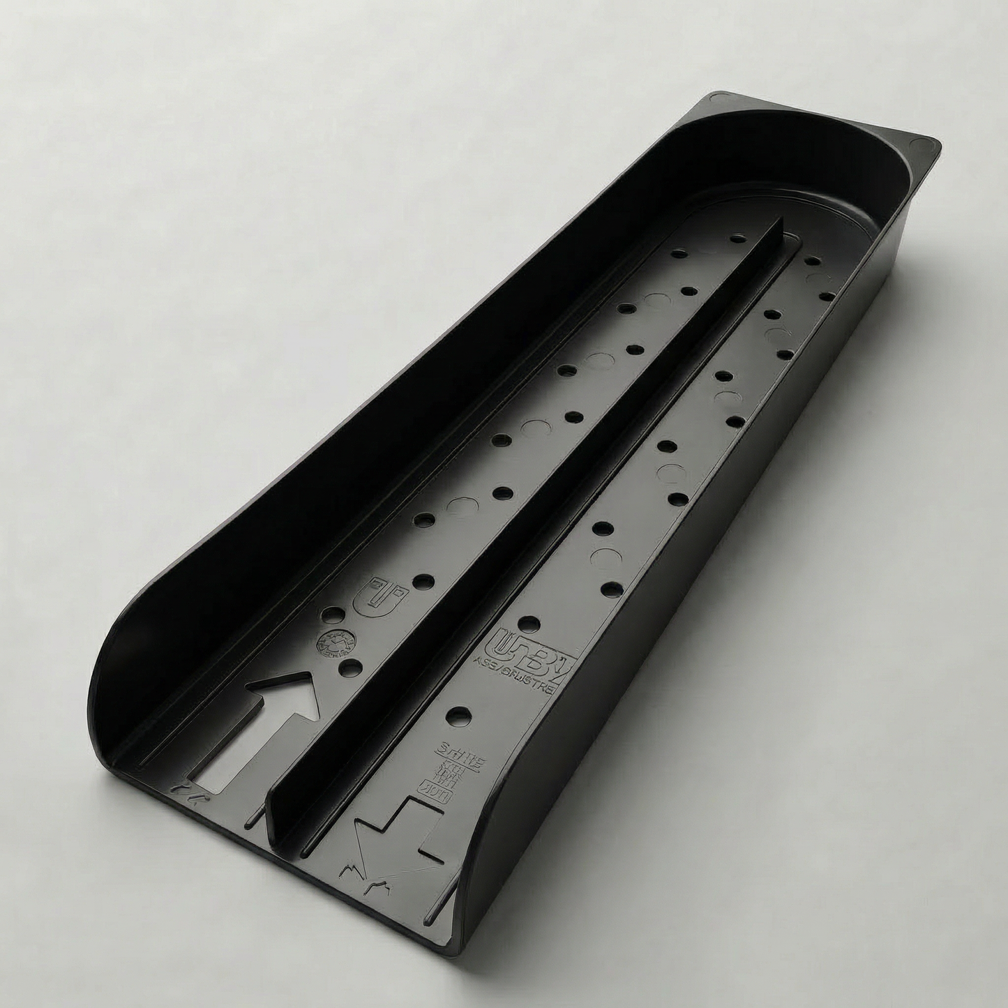 U-Beverage Tray Long Seltzer Black slim can FIFO drink organizer