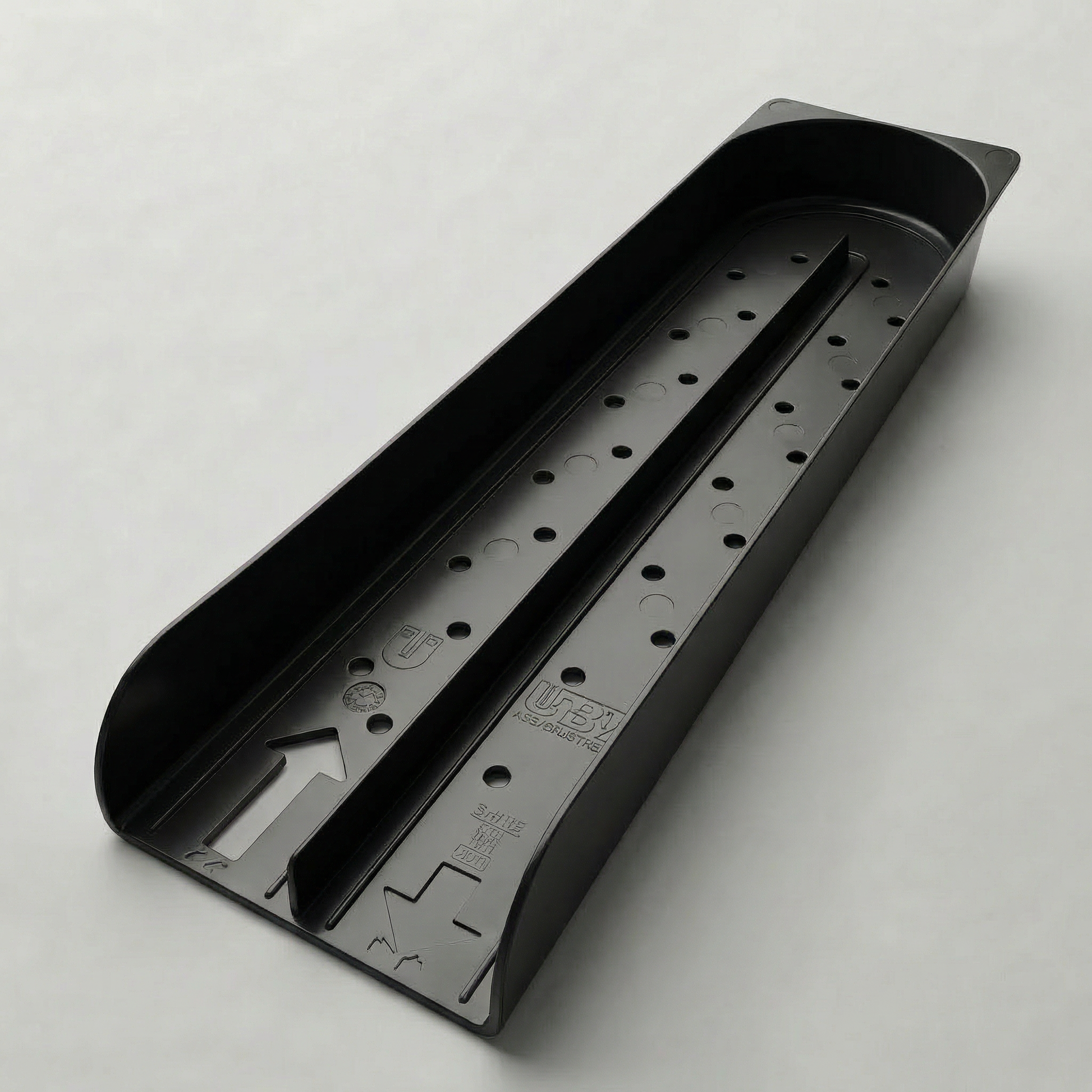 U-Beverage Tray Long Seltzer Black slim can FIFO drink organizer